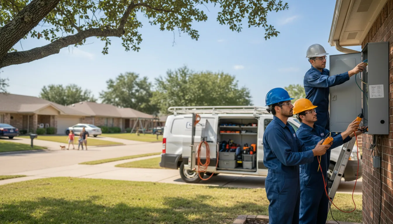 Certified electrician providing emergency electrical services in Fairview, NC